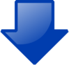 Blue Down Arrow Clip Art